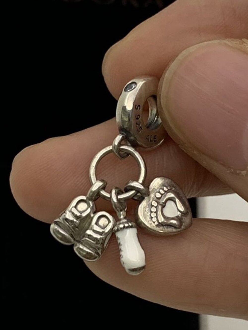 ✨🔥Pandora Baby Bottle and Shoes Dangle Charm